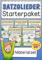 Vorschau - Arbeitsblätter - SATZGLIEDER / Starterpaket - Deckblatt