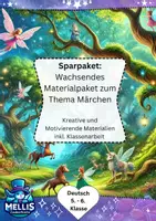 Vorschau - Arbeitsblätter - Märchen Klasse 5/6 Materialpaket - Deckblatt