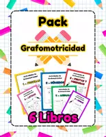 Vista previa - Hojas de trabajo - PACK GRAFOMOTRICIDAD - PREESCRITURA (6 LIBROS) - Portada