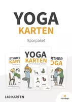 Vorschau - Spiele - Sparpaket: 140 Yoga-Karten für Kinder (Kinderyoga) - Deckblatt