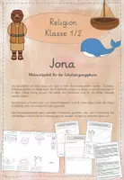 Vorschau - Arbeitsblätter - Jona: Materialpaket (Klasse 1/2) - Deckblatt