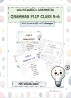 Vorschau - Unterrichtsreihen - Materialpaket - Grammarflip class 5+6 - Deckblatt