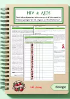 Vorschau - Arbeitsblätter - Materialpaket: HIV & AIDS - Deckblatt