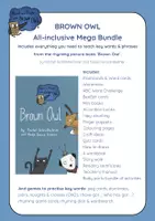 Vorschau - Unterrichtsreihen - Brown Owl (animals/rhymes) - MEGA BUNDLE - Deckblatt