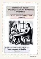 Vorschau - Arbeitsblätter - Materialpaket Pascal'sche Wette und Argumentation an modernen Dilemmata - Deckblatt