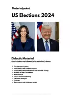 Vorschau - Arbeitsblätter - US Elections 2024 – Materialpaket - Deckblatt