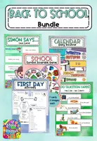 Vorschau - Arbeitsblätter - Back to School Materialpaket - Deckblatt