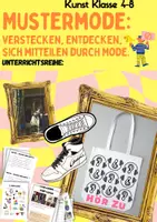 Vorschau - Stundenentwürfe - Materialpaket: Mustermode - vom Muster zum Textildruck - Deckblatt
