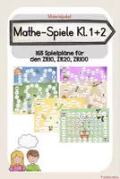 Vorschau - Spiele - Materialpaket - Rechenspiele ZR10, ZR20, ZR100, Einmaleins - Deckblatt