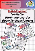 Vorschau - Stundenentwürfe - Materialpaket "Vertiefte Strukturierung der Geschäftsbuchführung" BwR 8 II Lehrplan Plus - Deckblatt