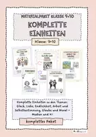 Vorschau - Unterrichtsreihen - Ethik Klasse 9+10 Materialpaket 6 komplette Unterrichtseinheiten - Deckblatt