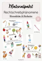 Vorschau - Arbeitsblätter - Materialpaket: Rechtschreibphänomene (Wimmelbilder & Wortkarten) - Deckblatt