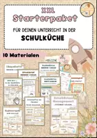 Vorschau - Unterrichtsreihen - XXL Starterpaket für deinen Unterricht in der Schulküche - Deckblatt