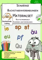 Vorschau - Spiele - Schwierige Buchstabenverbindungen – Materialpaket | Klasse 2–3 - Deckblatt