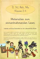 Vorschau - Arbeitsblätter - Leseübungen zum sinnentnehmenden Lesen (wachsendes Materialpaket) - Deckblatt