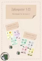 Vorschau - Poster - Materialpaket: Zahlenposter 0-20 - Deckblatt