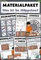 Vorschau - Arbeitsblätter - Materialpaket "In meinem Mäppchen" Meine Schulsachen - DaZ / DaF / Deutsch - Deckblatt