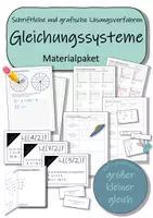 Vorschau - Arbeitsblätter - Materialpaket - Lineare Gleichungssysteme - Deckblatt