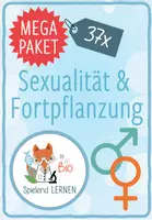 Vorschau - Arbeitsblätter - MEGA-SPARPAKET: Fortpflanzung und Sexualität – 37x Spiele und Aktivitäten - Deckblatt