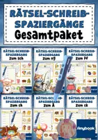 Vorschau - Arbeitsblätter - Materialpaket: Rätsel-Schreib-Spaziergänge - Deckblatt