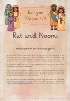 Vorschau - Arbeitsblätter - Rut und Noomi: Materialpaket (Klasse 1/2) - Deckblatt
