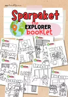 Vorschau - Arbeitsblätter - XL Landeskunde Sparpaket: Explorer Booklet (London, England, Scotland, Ireland, etc.) - Deckblatt
