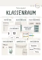 Vorschau - Poster - Klassenraum: Beige/ Neutral (Materialpaket) - Deckblatt