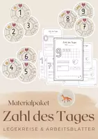 Vorschau - Arbeitsblätter - Materialpaket - Zahl des Tages - Legekreis & Arbeitsblätter - Deckblatt