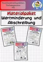 Vorschau - Stundenentwürfe - Materialpaket "Wertminderung und Abschreibung" BwR 9 II Lehrplan Plus - Deckblatt