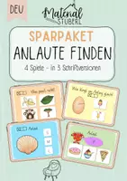 Vorschau - Spiele - Spielepaket - Anlaute finden - interaktive PDF #rabattraketenzusalevester25 - Deckblatt