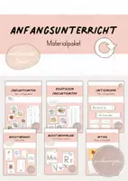 Vorschau - Arbeitsblätter - Materialpaket: Anfangsunterricht Deutsch Klasse 1 - Deckblatt