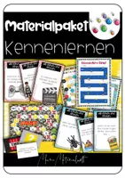 Vorschau - Spiele - Materialpaket Kennenlernspiele für den ersten Schultag - Deckblatt