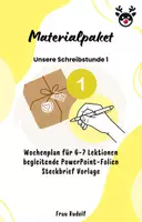 Vorschau - Stundenentwürfe - Materialpaket Unsere Schreibstunde 1 - 7. Klasse 1. Quartal - VOLLSTÄNDIG - Deckblatt
