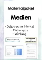 Vorschau - Arbeitsblätter - Materialpaket Medien - Deckblatt