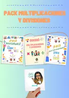 Vista previa - Hojas de trabajo - Pack multiplicaciones y divisiones - Portada
