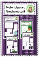 Vorschau - Arbeitsblätter - Materialpaket Graphomotorik - Deckblatt