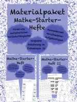 Vorschau - Arbeitsblätter - Materialpaket Mathe-Starter-Hefte Anfangsunterricht - Deckblatt