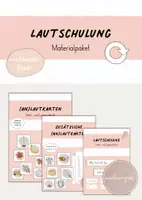 Vorschau - Präsentationen/Tafelbilder - Materialpaket: Lautschulung und Anlaute (Buchstabeneinführung) - Deckblatt