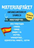 Vorschau - Arbeitsblätter - Materialpaket Anfangsunterricht Spanisch - Deckblatt