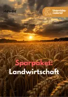 Vorschau - Unterrichtsreihen - Sparpaket: Landwirtschaft - Deckblatt
