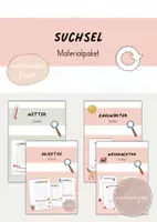 Vorschau - Arbeitsblätter - Materialpaket: Suchsel/Wortgitter - Deckblatt