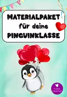 Vorschau - Mal- und Bastelvorlagen - Materialpaket für deine Pinguinklasse - Deckblatt