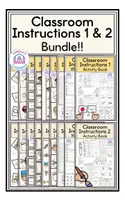 Aperçu - Feuilles d'exercices - Classroom Instructions 1 & 2 - XXL Bundle! - Page de couverture