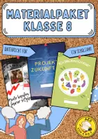 Vorschau - Arbeitsblätter - AES Klasse 8: Gesamtes Schuljahr - Materialpaket - Deckblatt