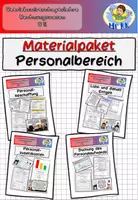 Vorschau - Stundenentwürfe - Materialpaket "Personalbereich" BwR 8 II Lehrplan Plus - Deckblatt