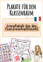 Vorschau - Mal- und Bastelvorlagen - Materialpaket_Lernplakate für den Französischunterricht - Deckblatt