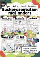Vorschau - Unterrichtsreihen - Buchpräsentation mal anders - Sparpaket - Deckblatt