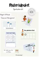 Vorschau - Unterrichtsreihen - MATERIALPAKET - Sportunterricht - Classroom Management - Deckblatt