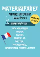 Vorschau - Arbeitsblätter - Materialpaket Anfangsunterricht Französisch - Deckblatt