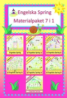 förhandsvisning - Engelska Spring Materialpaket 7 i 1 - försättsblad